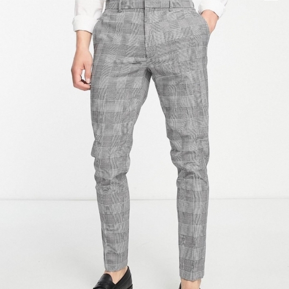 Topman Black and White Dress Pants - Picture 8 of 8